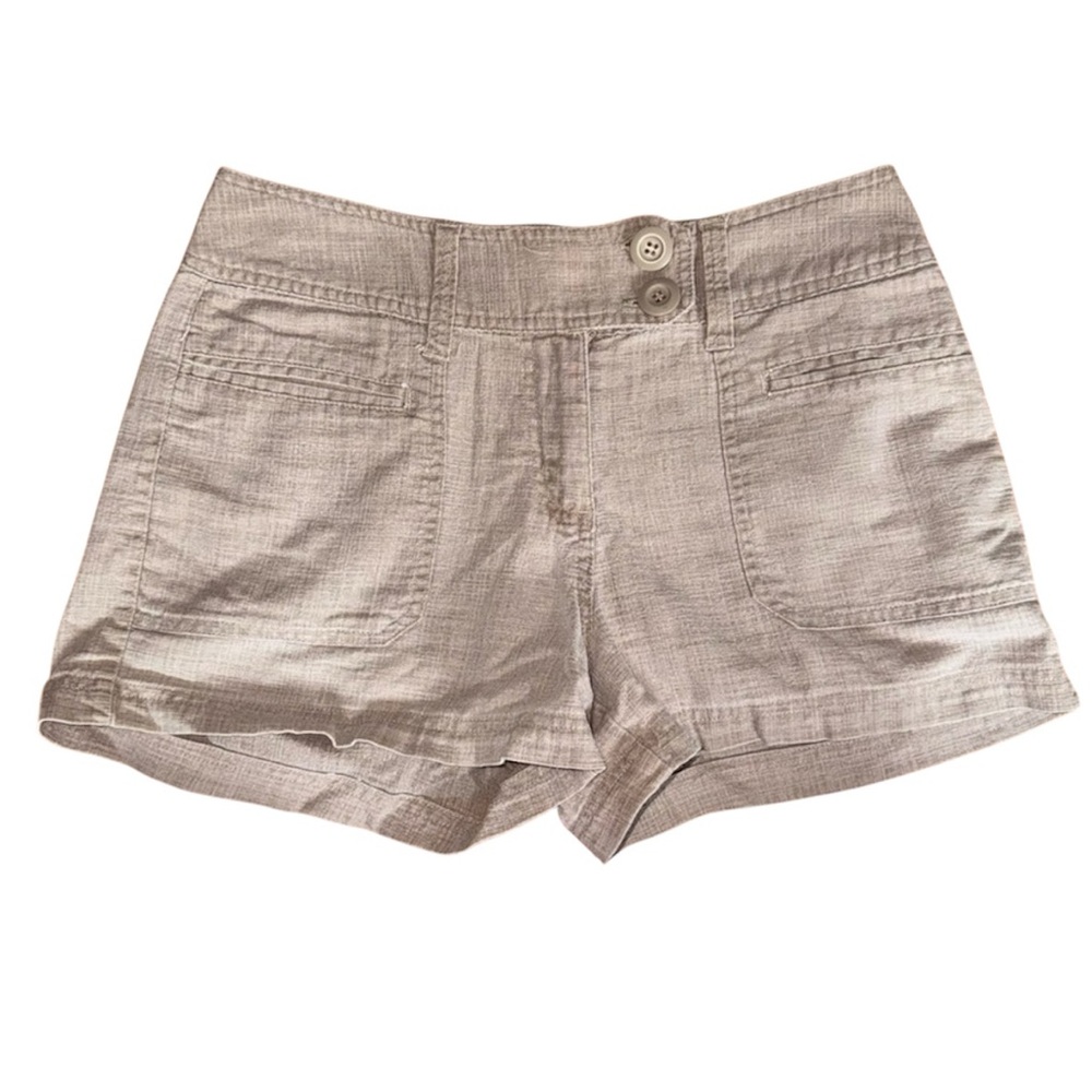 Stylish Tan Women's Cotton Shorts - 6